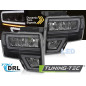 Fari Anteriori con Luci Diurne Luci Diurne DRL LED Nero per Ford F150 Mk12 Seq 2008-2014 (Cod. TT-LP