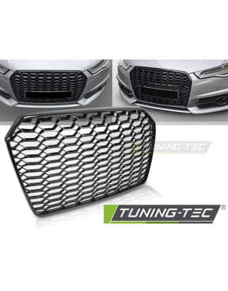 Griglia Frontale Nero Lucido Nero per Audi A6 C7 2014-2018 (Cod. TT-GRAU89)