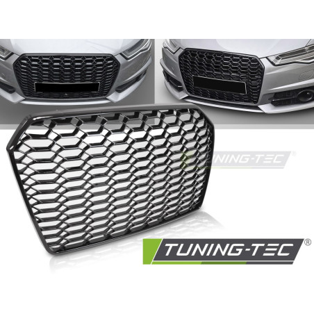 Griglia Frontale Nero Lucido Nero per Audi A6 C7 2011-2014 (Cod. TT-GRAU87)