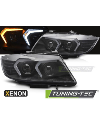 Fari Anteriori LED Nero per BMW E90/E91 Lci 2009-2011 (Cod. TT-LPBMP6)