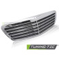 Griglia Frontale Carbon Look Cromato per Mercedes-Benz S-class W221 2005-2009 (Cod. TT-GRME62)