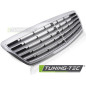 Griglia Frontale Carbon Look Cromato per Mercedes-Benz S-class W220 2002-2005 (Cod. TT-GRME61)