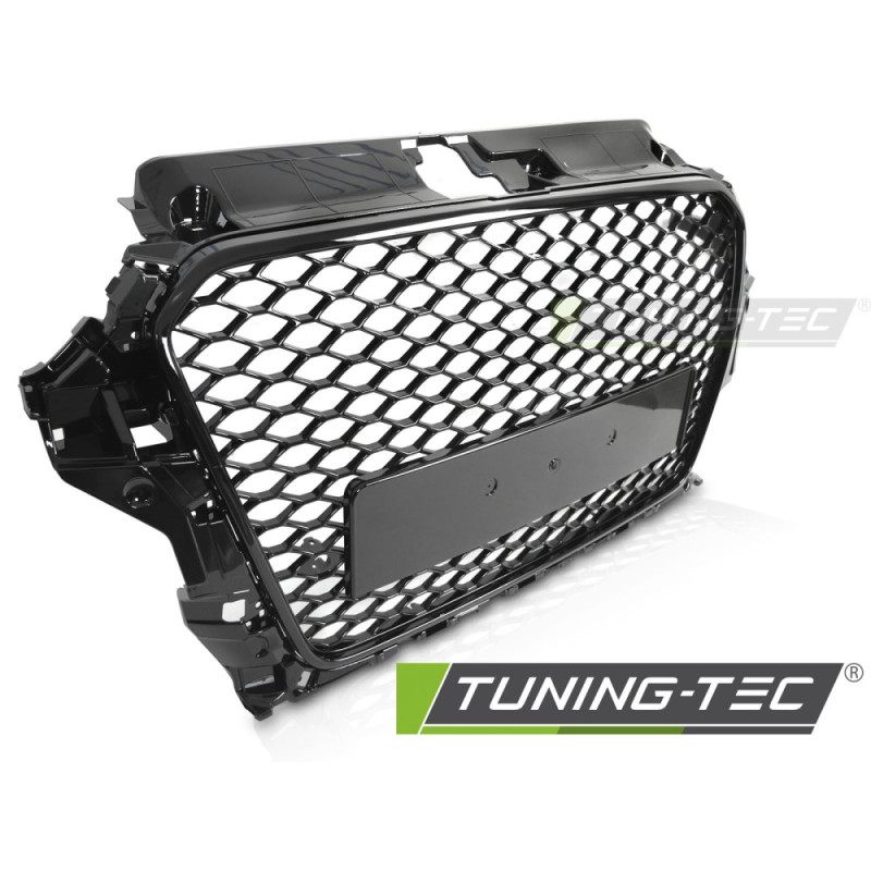 Griglia Frontale Nero Lucido Nero per Audi A3 8V 2012-2016 (Cod. TT-GRAUD6)