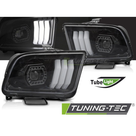 Fanali Posteriori Nero per Ford Mustang 2004-2009 (Cod. TT-LPFOA9)