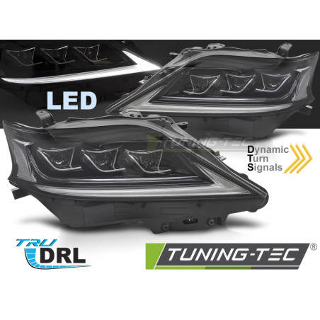 Fari Anteriori LED Nero per Lexus Rx 2012-2015 (Cod. TT-LPLE13)