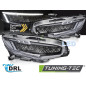 Fari Anteriori LED Nero per Honda Civic X 2016-2021 (Cod. TT-LPHO36)