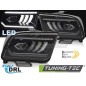 Fari Anteriori LED Nero per Ford Mustang 2004-2009 (Cod. TT-LPFO99)