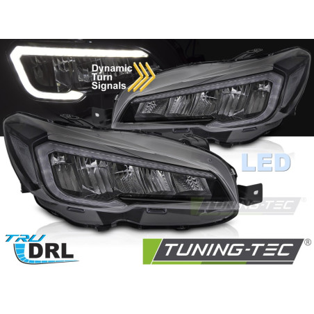 Fari Anteriori LED Nero per Subaru Wrx 2014-2022 (Cod. TT-LPSU25)