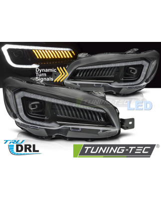 Fari Anteriori LED Nero per Subaru Wrx 2014-2022 (Cod. TT-LPSU24)
