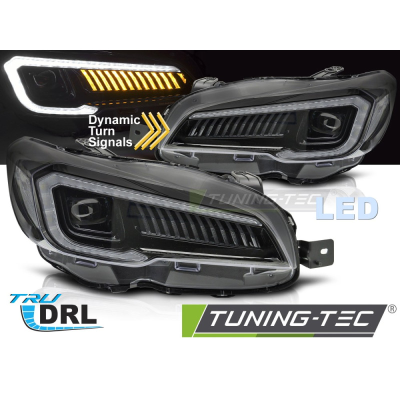 Fari Anteriori LED Nero per Subaru Wrx 2014-2022 (Cod. TT-LPSU24)