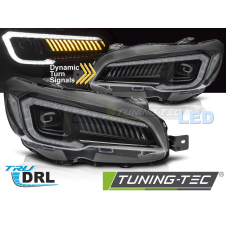 Fari Anteriori LED Nero per Subaru Wrx 2014-2022 (Cod. TT-LPSU24)