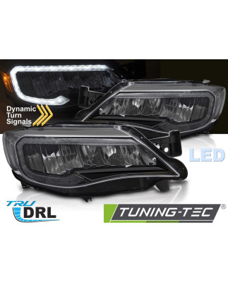 Fari Anteriori LED Nero per Subaru Wrx 2008-2014 (Cod. TT-LPSU23)