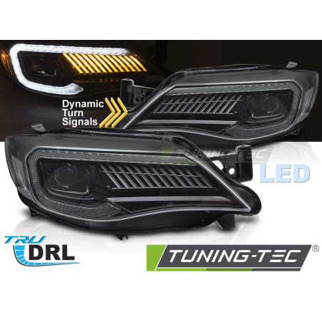 Fari Anteriori LED Nero per Subaru Wrx 2008-2014 (Cod. TT-LPSU22)
