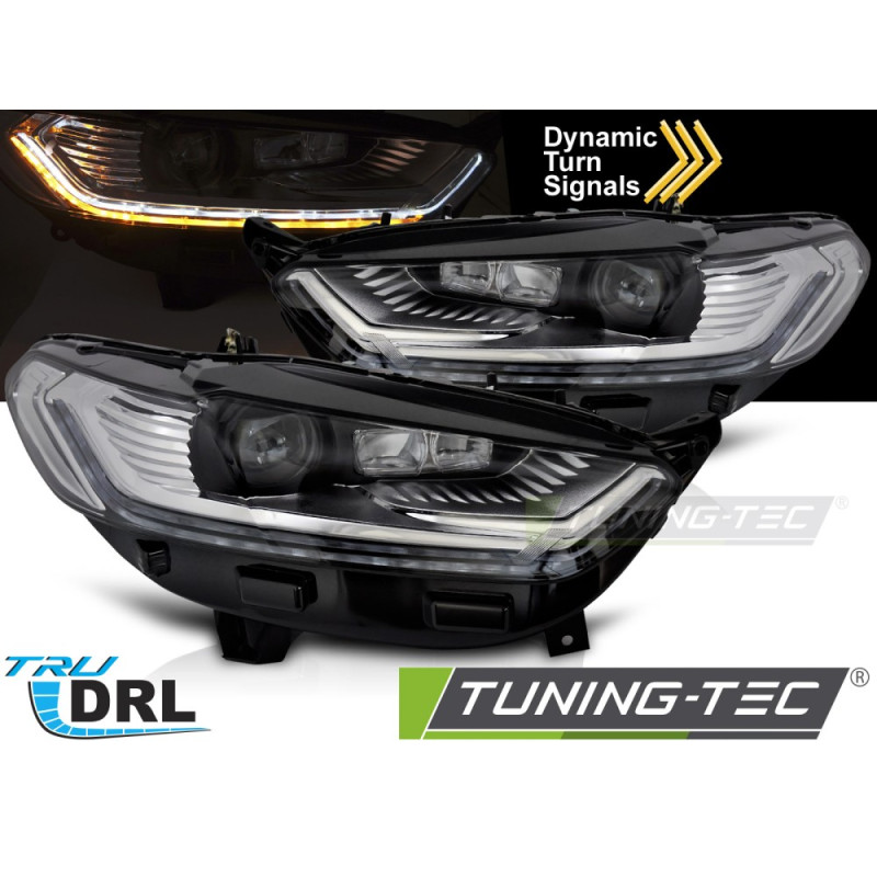 Fari Anteriori Luci Diurne DRL LED per Ford Monedo Mk5 2014-2018 (Cod. TT-LPFOD6)