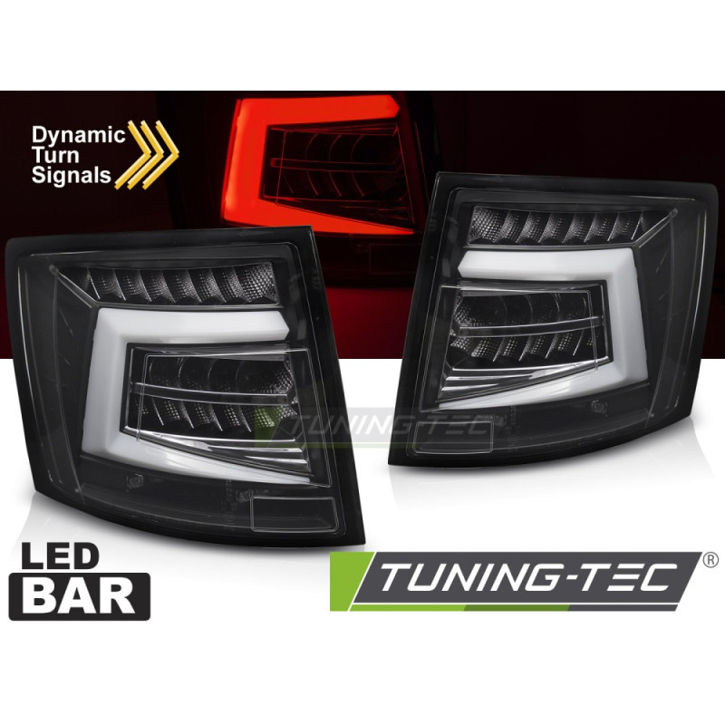 Fanali Posteriori LED Nero per Skoda Octavia Iii Sw OEM Bulb 2012-2020 (Cod. TT-LDSK17)