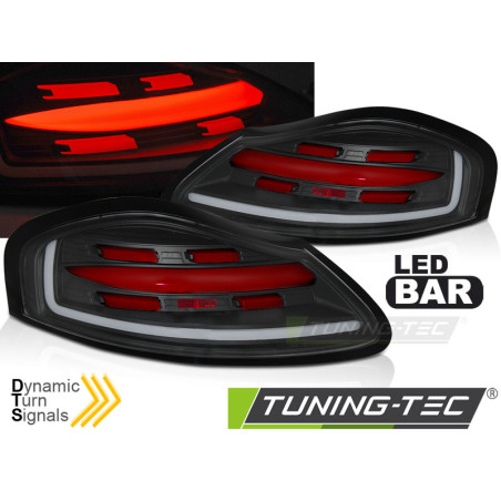 Fanali Posteriori LED Nero per Porsche Boxster 986 1996-2004 (Cod. TT-LDPO42)