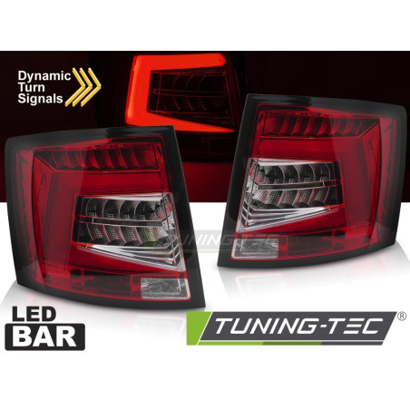 Fanali Posteriori LED Rosso/bianco per Skoda Octavia Iii Sw OEM Bulb 2012-2020 (Cod. TT-LDSK18)
