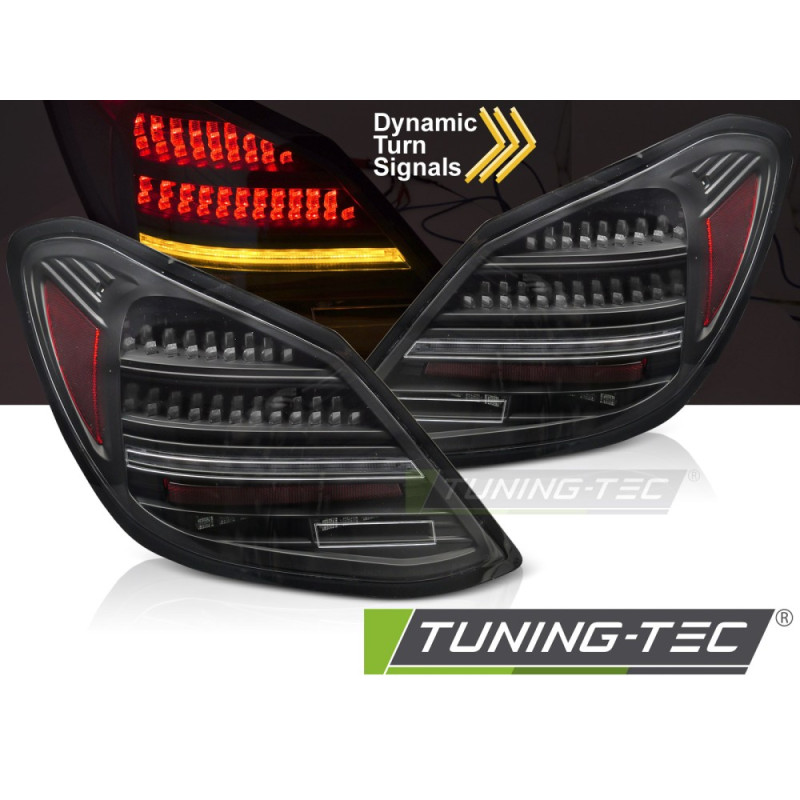 Fanali Posteriori LED Nero per Mercedes-Benz C-class W205 2014-2021 (Cod. TT-LDMEG9)