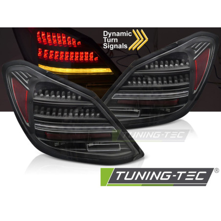 Fanali Posteriori LED Nero per Mercedes-Benz C-class W205 2014-2021 (Cod. TT-LDMEG9)