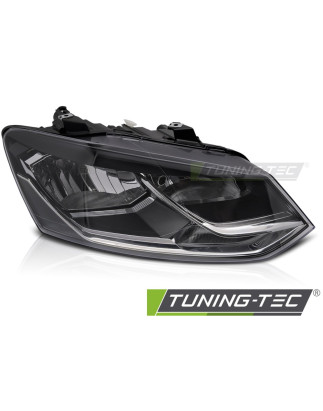 Fari Anteriori Nero per Volkswagen Polo 6R 2014-2017 (Cod. TT-FVW20R)