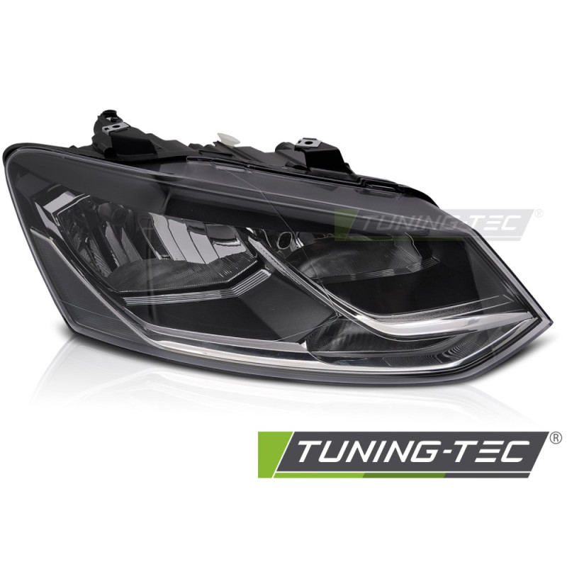 Fari Anteriori Nero per Volkswagen Polo 6R 2014-2017 (Cod. TT-FVW20R)