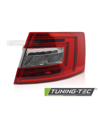 Fanali Posteriori LED LED Rosso/bianco per Skoda Octavia Iii Liftback 2012-2016 (Cod. TT-RSK03R)