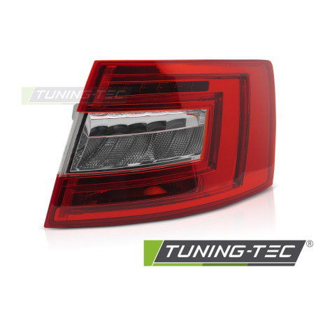 Fanali Posteriori LED LED Rosso/bianco per Skoda Octavia Iii Liftback 2012-2016 (Cod. TT-RSK03R)