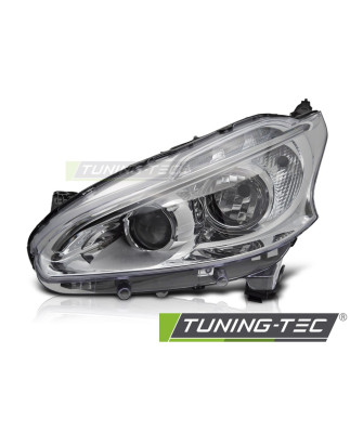 Fari Anteriori LED Cromato per Peugeot 208 2012-2015 (Cod. TT-FPE01L)