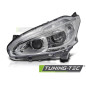 Fari Anteriori LED Cromato per Peugeot 208 2012-2015 (Cod. TT-FPE01L)