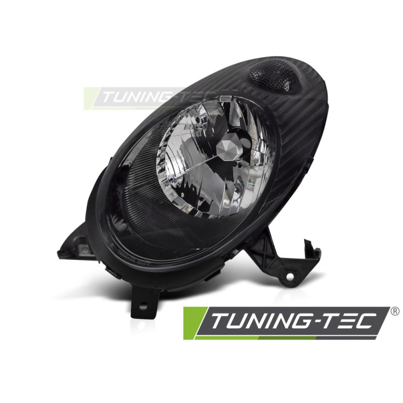 Fari Anteriori Nero per Nissan Micra K12 2003-2007 (Cod. TT-FNI01L)