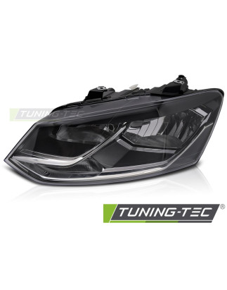 Fari Anteriori Nero per Volkswagen Polo 6R 2014-2017 (Cod. TT-FVW20L)
