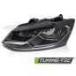 Fari Anteriori Nero per Volkswagen Polo 6R 2014-2017 (Cod. TT-FVW20L)