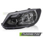 Fari Anteriori Nero per Volkswagen Caddy 2011-2014 (Cod. TT-FVW08L)