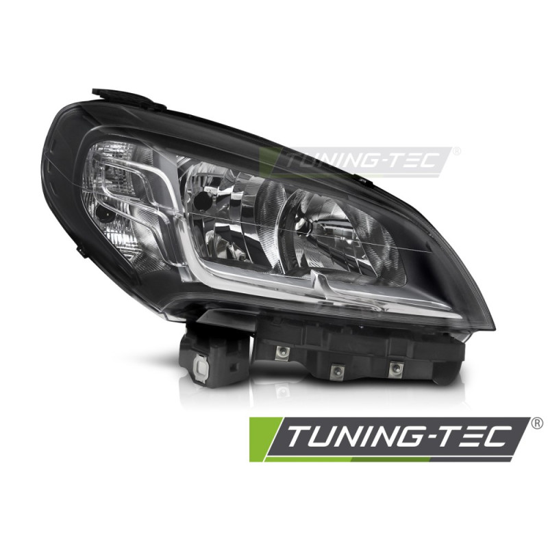 Fari Anteriori Nero per Fiat Doblo 2014-2022 (Cod. TT-FFI09R)