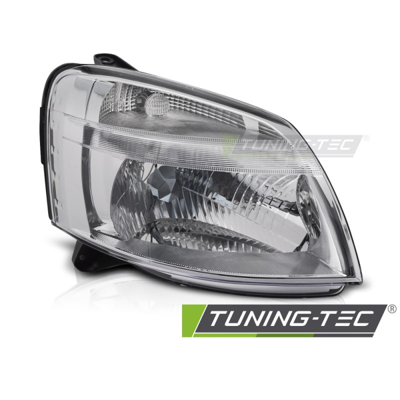 Fari Anteriori Cromato per Citroën Berlingo Peugeot Partner 2002-2010 (Cod. TT-FCI02R) Fari Anteriori Cromato per Citroën Berlingo Peugeot Partner 2002-2010 (Cod. TT-FCI02R)