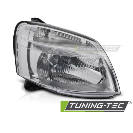 Fari Anteriori Cromato per Citroën Berlingo Peugeot Partner 2002-2010 (Cod. TT-FCI02R)