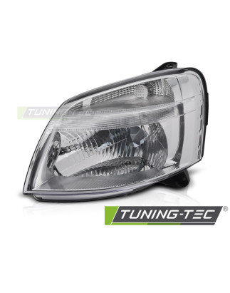 Fari Anteriori Cromato per Citroën Berlingo Peugeot Partner 2002-2010 (Cod. TT-FCI02L)