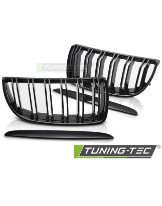 Griglia Frontale Nero Lucido Nero per BMW Serie 3 E90 E91 2005-2008 (Cod. TT-GRBMF7)