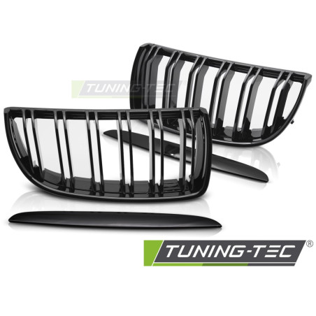 Griglia Frontale Nero Lucido Nero per BMW Serie 3 E90 E91 2005-2008 (Cod. TT-GRBMF7)