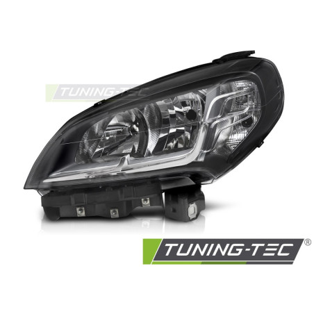 Fari Anteriori Nero per Fiat Doblo 2014-2022 (Cod. TT-FFI09L)
