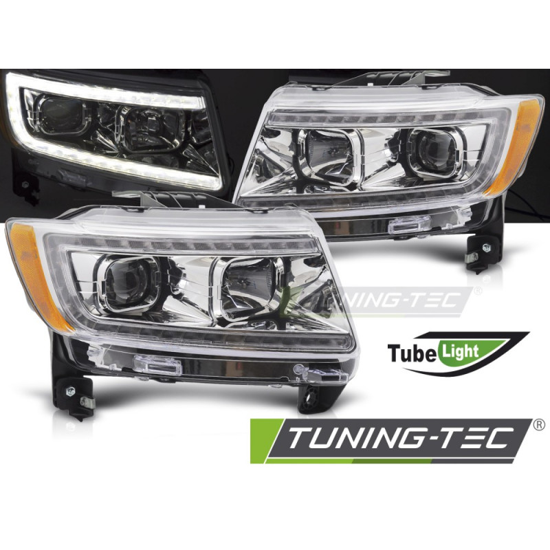Fanali Posteriori Cromato per Chrysler Jeep Grand Cherokee 2011-2013 (Cod. TT-LPCH47)
