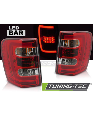 Fanali Posteriori LED Rosso/bianco per Chrysler Jeep Grand Cherokee 1999-05/2005 (Cod. TT-LDCH40)
