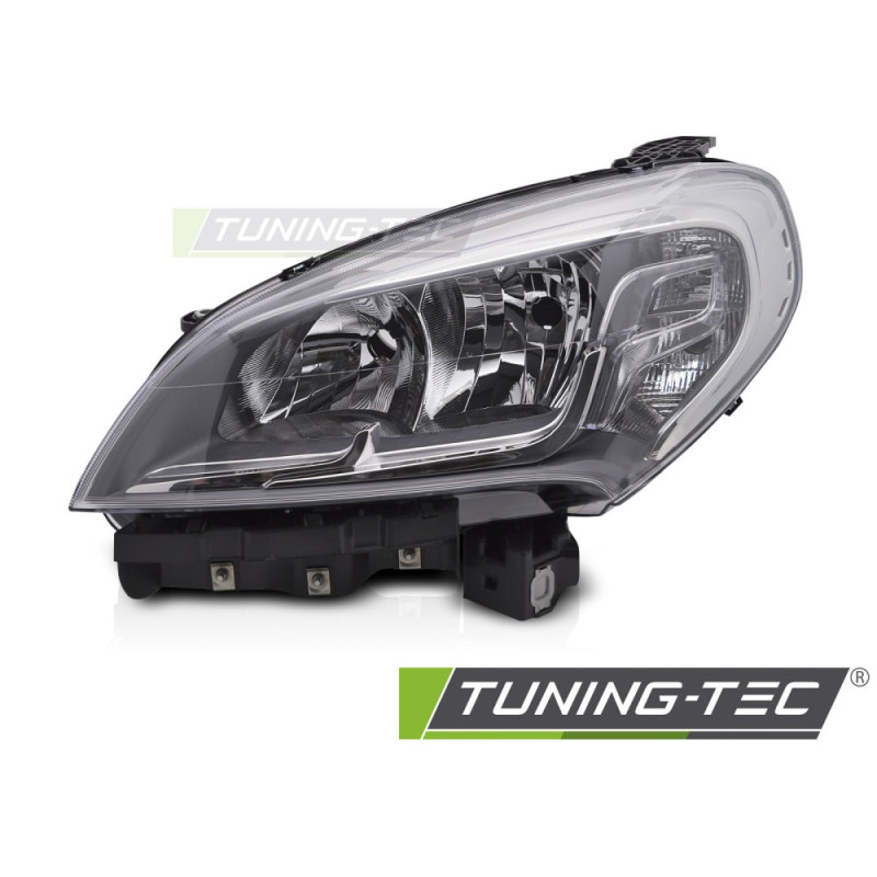 Fari Anteriori Cromato per Fiat Doblo 2014-2022 (Cod. TT-FFI08L)