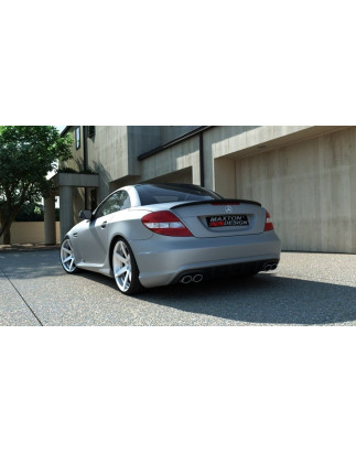 Paraurti posteriore Mercedes SLK R171 AMG 204 Look (Cod. M-ME-SLK-R171-AMG204-R1F)