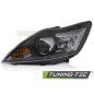 Fari Anteriori Nero per Ford Focus Mk2 2008-2010 (Cod. TT-FFO05L)