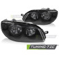 Fari Anteriori Nero per Fiat Punto 2 Fl 2003-2007 (Cod. TT-LPFI31)