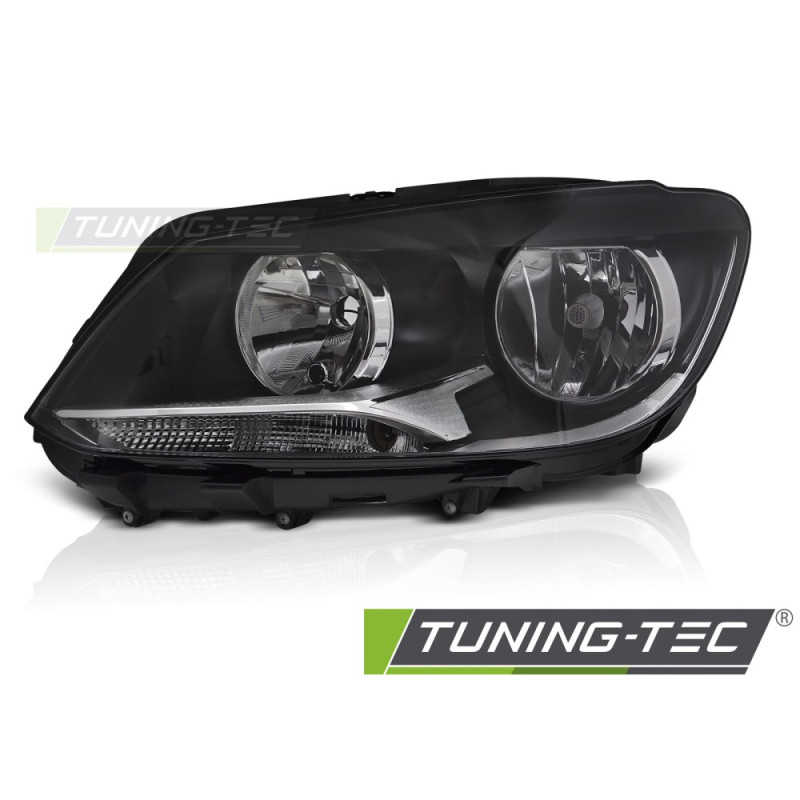 Fari Anteriori Nero per Volkswagen Caddy Touran 2011-2014 (Cod. TT-FVW09L)