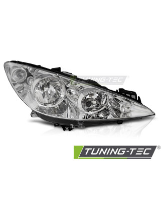 Fari Anteriori LED Cromato per Peugeot 308 2007-2010 (Cod. TT-FPE02R)