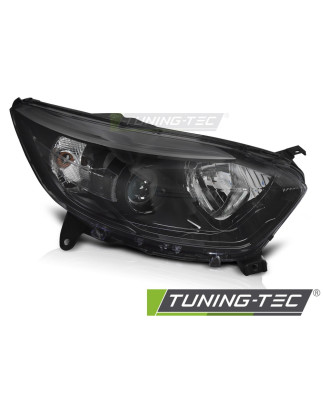 Fari Anteriori Nero per Renault Captur I 2013-2017 (Cod. TT-FRE02R)