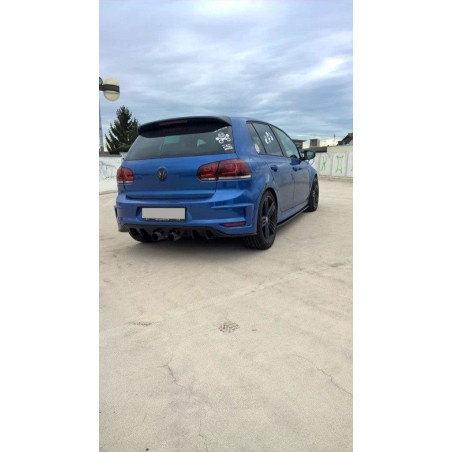 Paraurti posteriore VW GOLF VI (R400 LOOK) (Cod. M-VW-GO-6-GTI-R400-R1FP)